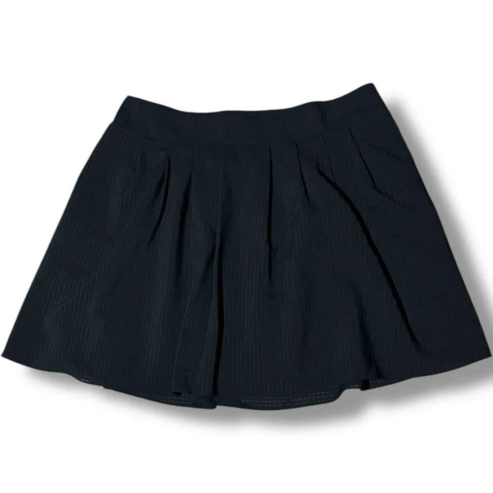 A New Day NWT XL Ebony Fully Lined High Wide Waistband Fit and Flare Mini Skirt - Picture 13 of 15